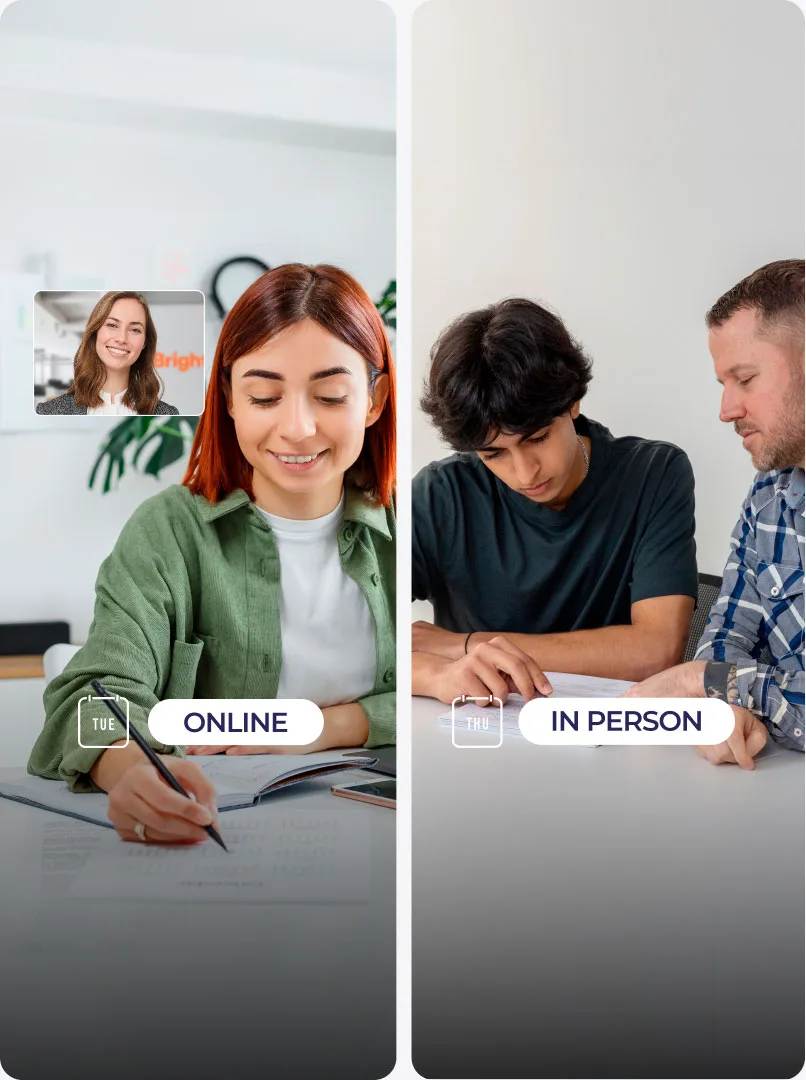 Online or in person